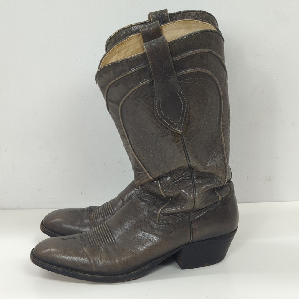 Dan Post Vintage Leather Cowboy Boots Women’s Size 10